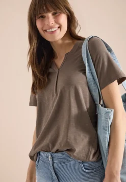 Basic Shirt im Tunika-Look