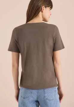 Basic Shirt im Tunika-Look