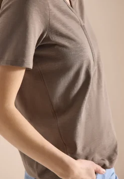Basic Shirt im Tunika-Look