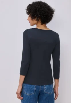 Basic Shirt in Rippstruktur