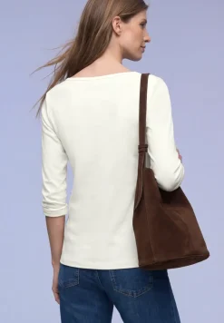 Basic Shirt in Rippstruktur