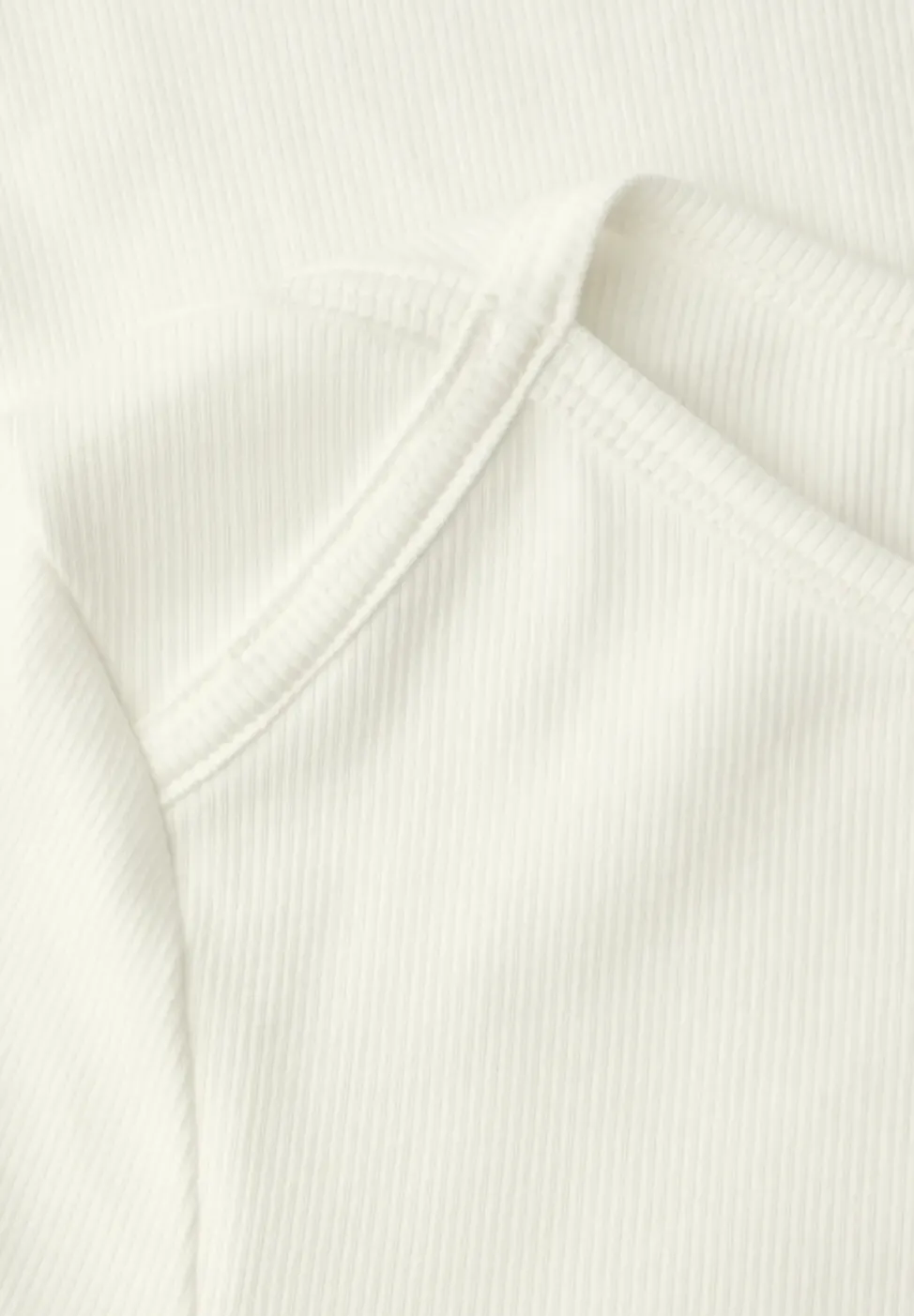 Basic Shirt in Rippstruktur