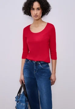 Basic Shirt mit blickdichter Front