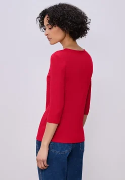 Basic Shirt mit blickdichter Front