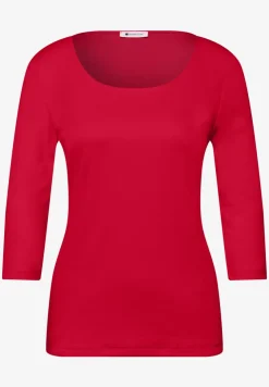 Basic Shirt mit blickdichter Front