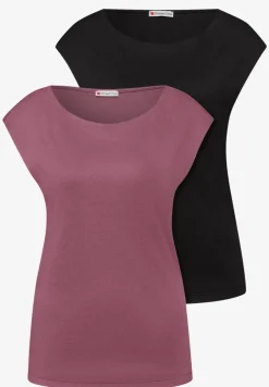 Basic Shirt mit Boatneck im 2er-Pack