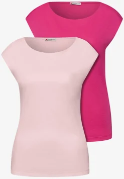 Basic Shirt mit Boatneck im 2er-Pack