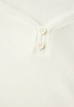 Basic Shirt mit Knopfdetail