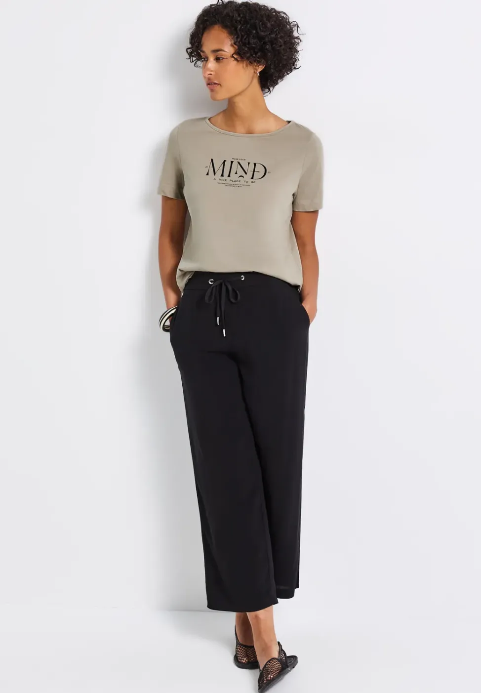 Basic Shirt mit Print