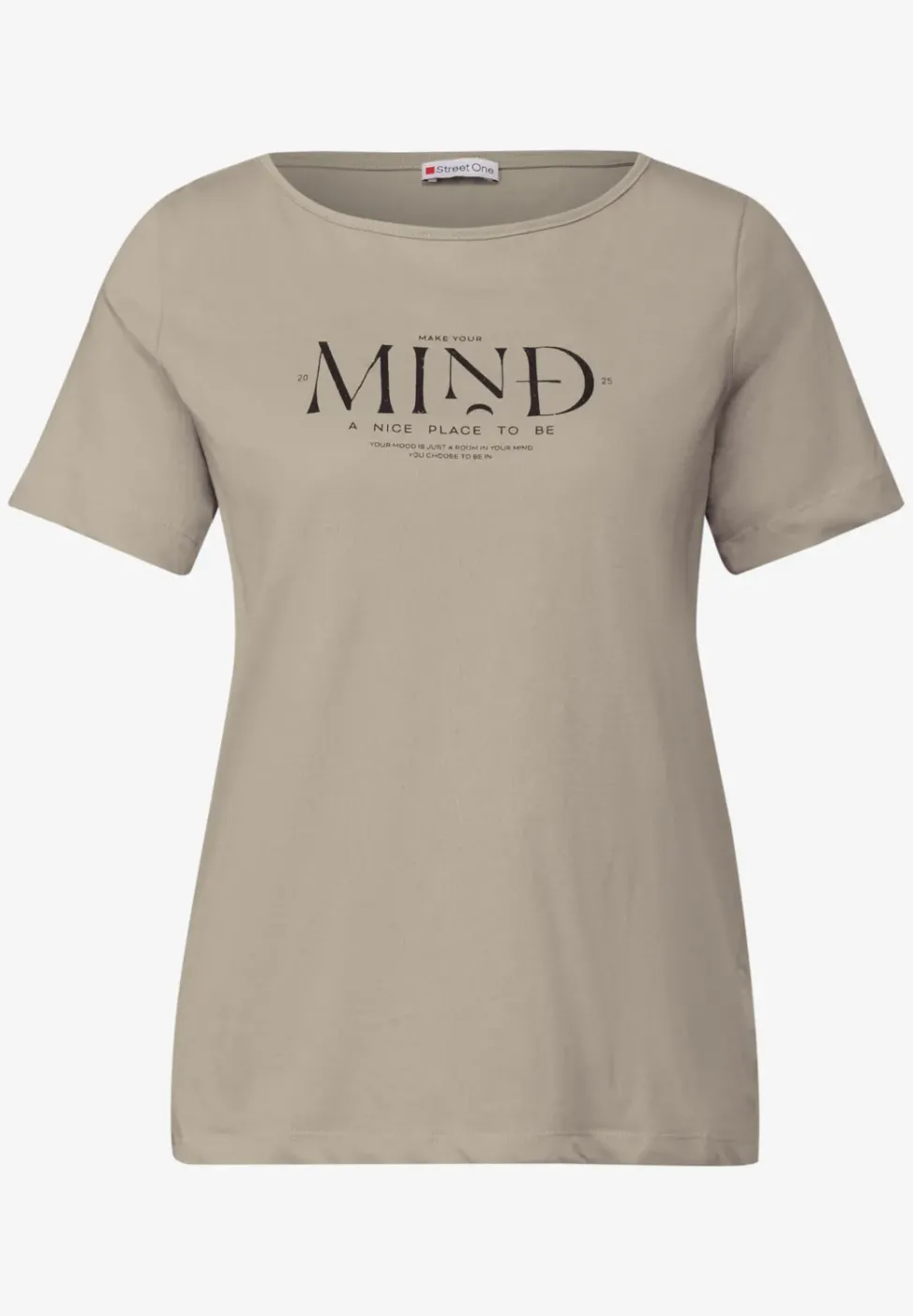 Basic Shirt mit Print