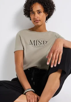 Basic Shirt mit Print