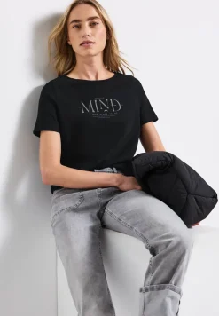 Basic Shirt mit Print