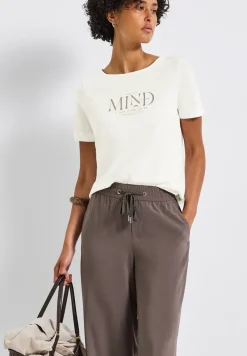 Basic Shirt mit Print