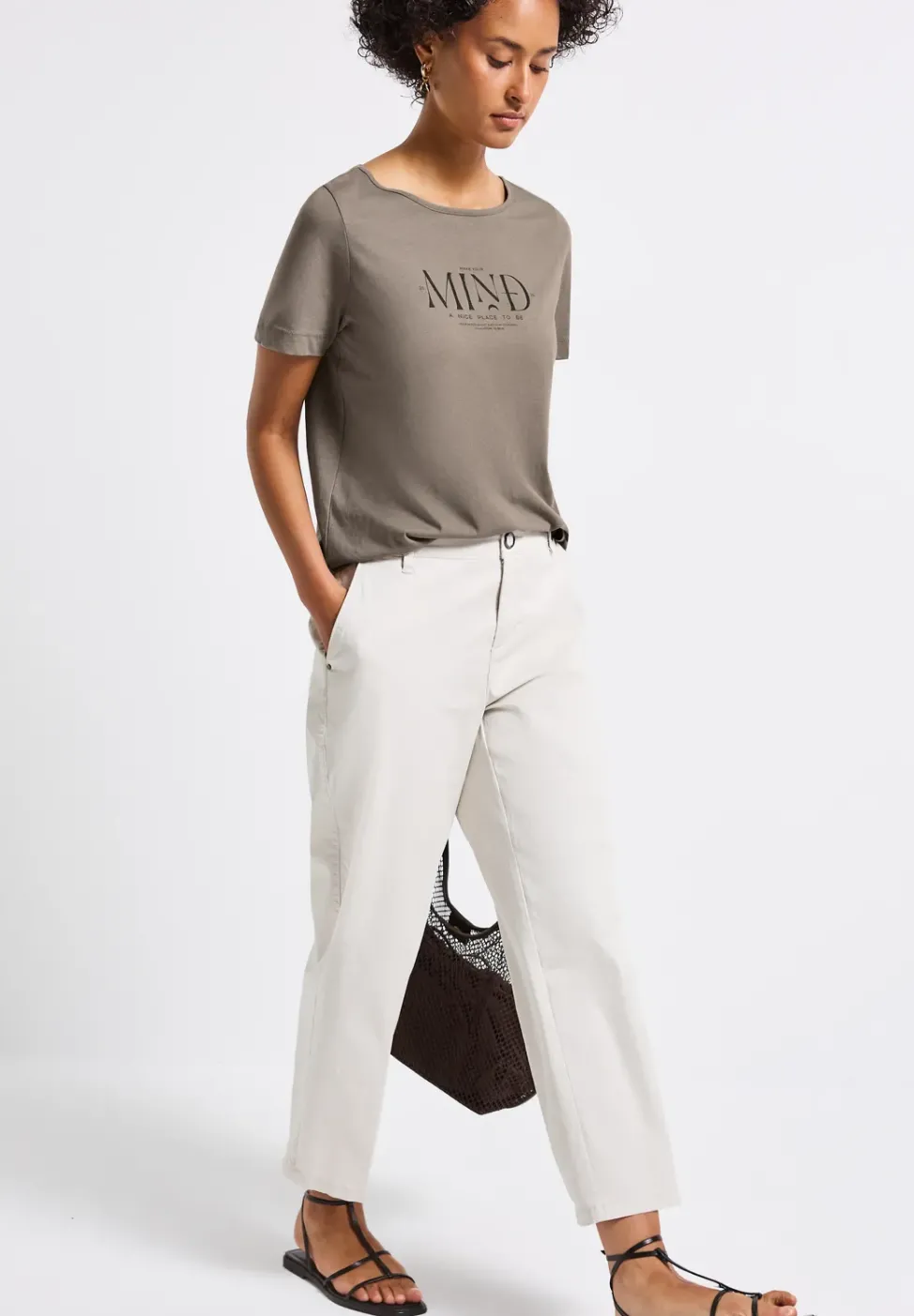 Basic Shirt mit Print