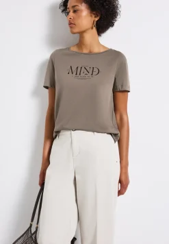 Basic Shirt mit Print