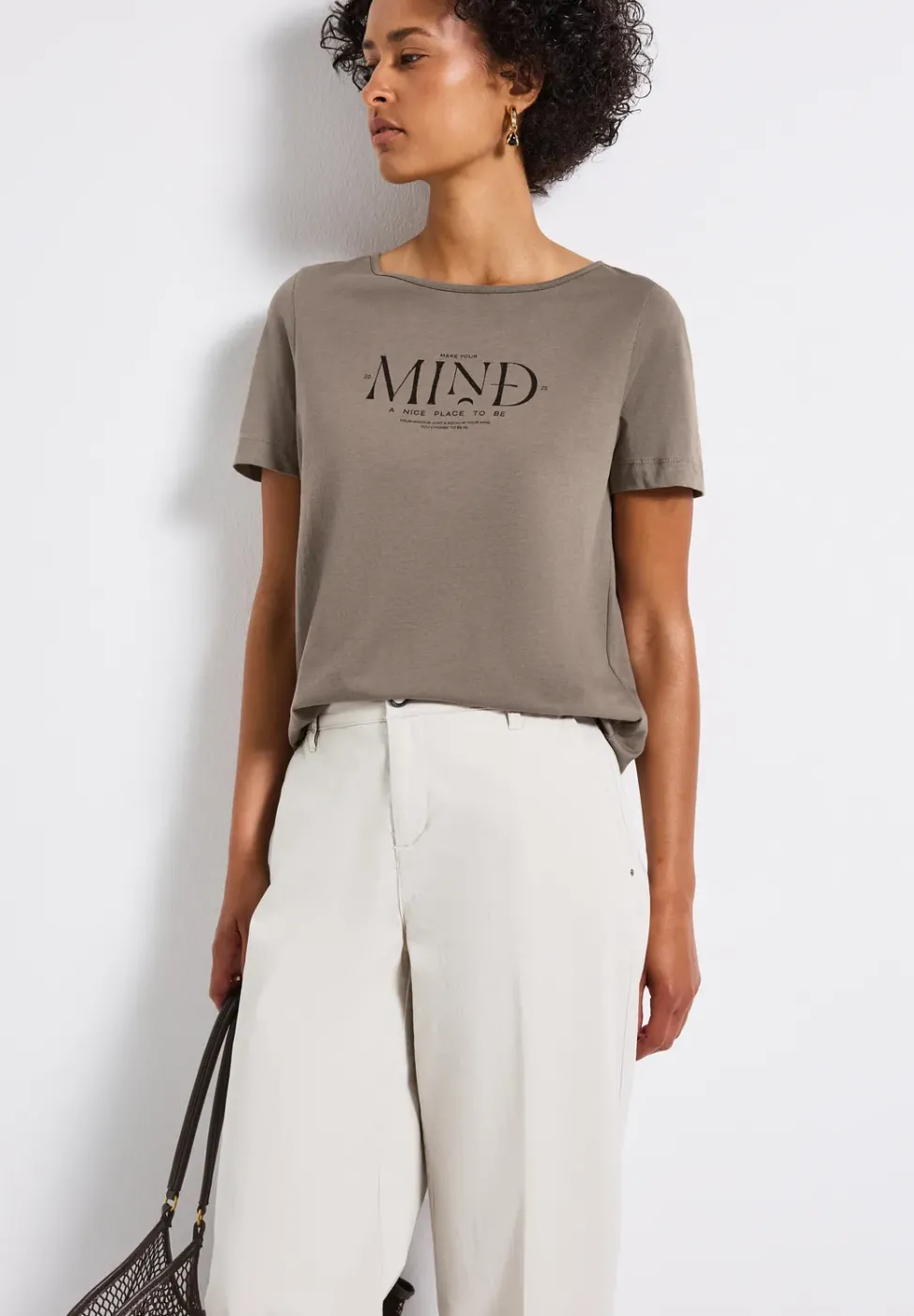 Basic Shirt mit Print