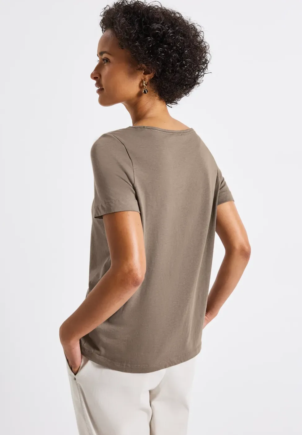 Basic Shirt mit Print