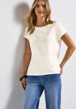 Basic Shirt mit Print