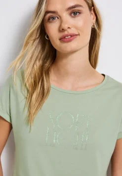 Basic Shirt mit Print