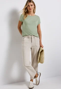 Basic Shirt mit Print
