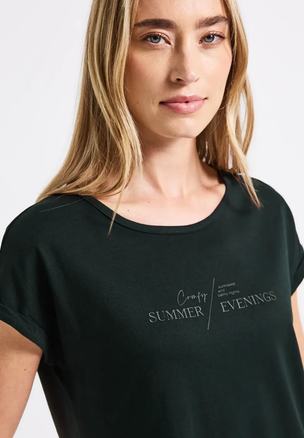 Basic Shirt mit Print