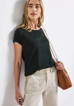 Basic Shirt mit Print