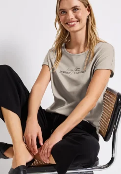 Basic Shirt mit Print