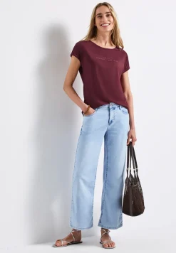 Basic Shirt mit Print