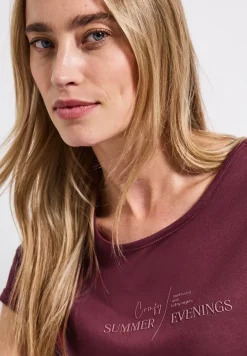 Basic Shirt mit Print