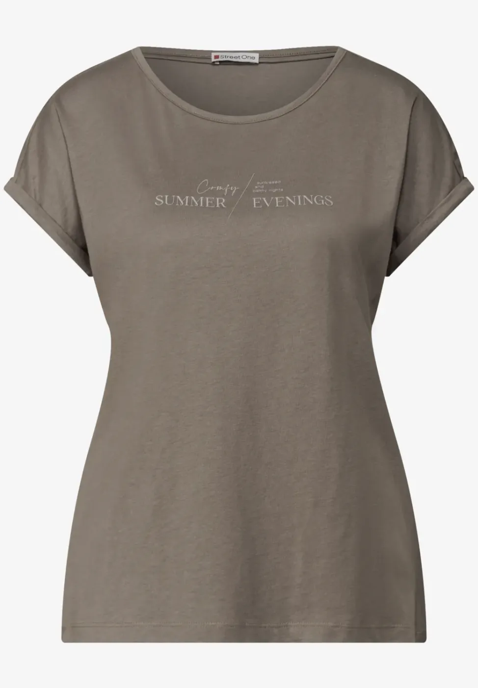 Basic Shirt mit Print