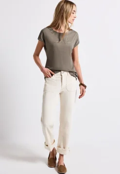 Basic Shirt mit Print