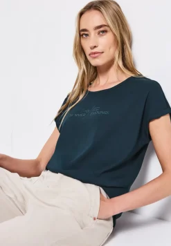 Basic Shirt mit Print