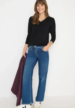 Basic Shirt mit Raffung