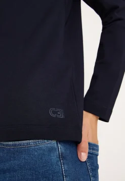 Basic Shirt mit Raffung
