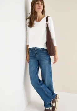 Basic Shirt mit Raffung