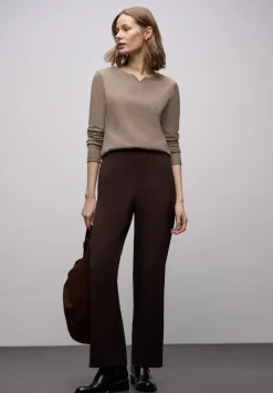 Basic Shirt mit Rippstruktur