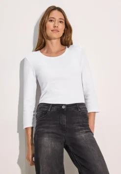 Basic Shirt mit Rundhals