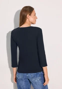 Basic Shirt mit Rundhals