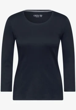 Basic Shirt mit Rundhals