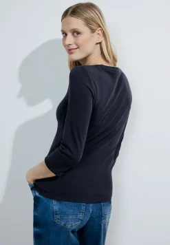 Basic Shirt mit Rundhals