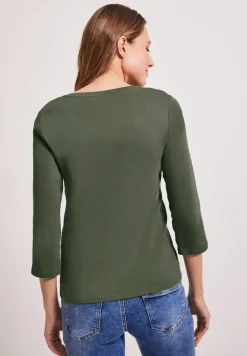 Basic Shirt mit Rundhals