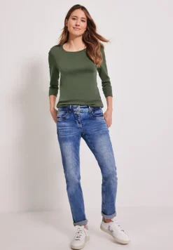 Basic Shirt mit Rundhals