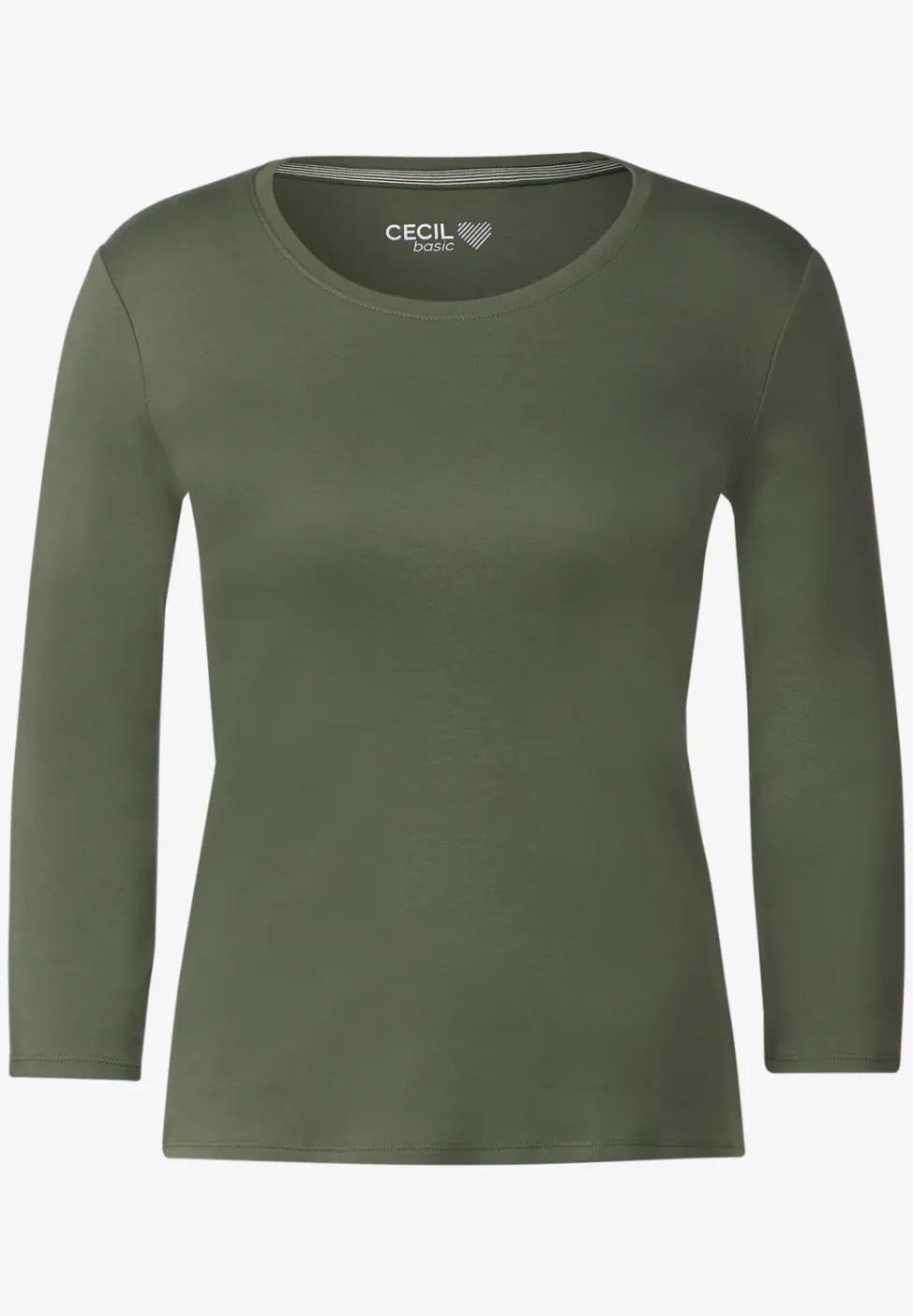 Basic Shirt mit Rundhals