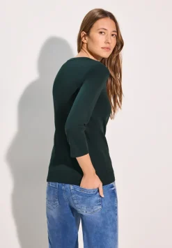 Basic Shirt mit Rundhals