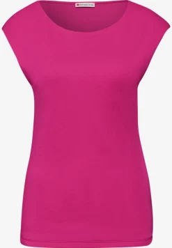 Basic Shirt mit U-Boot-Ausschnitt