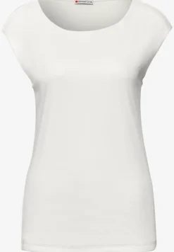 Basic Shirt mit U-Boot-Ausschnitt