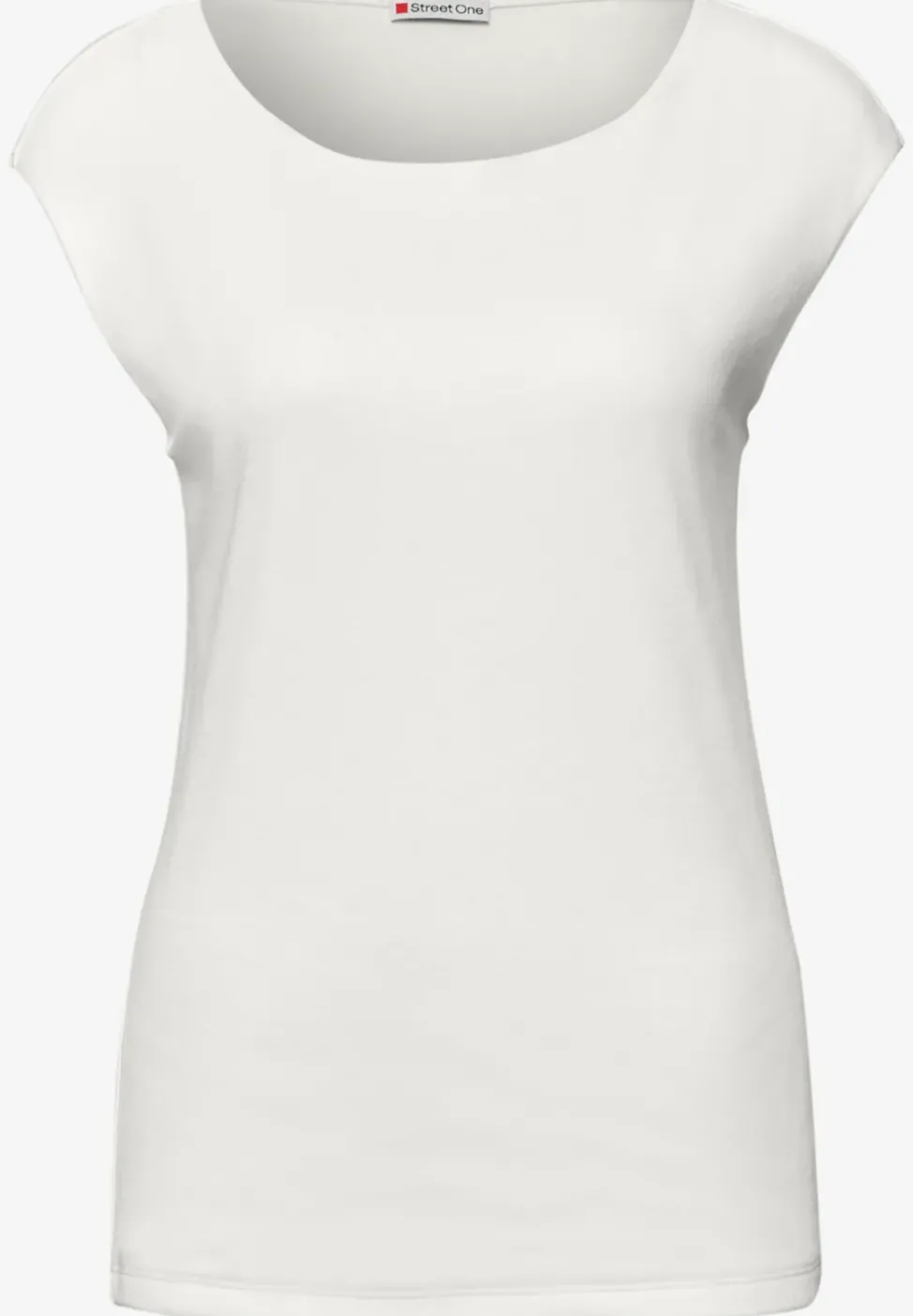 Basic Shirt mit U-Boot-Ausschnitt