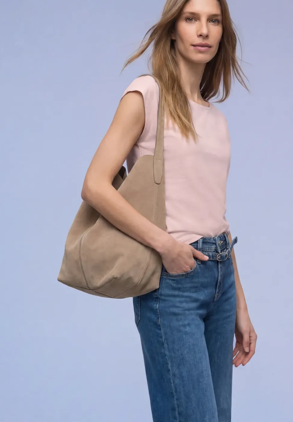 Basic Shirt mit U-Boot-Ausschnitt
