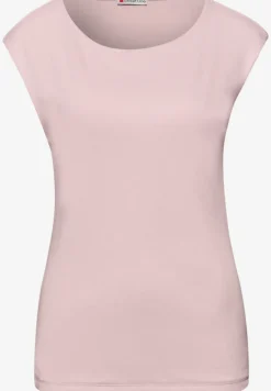 Basic Shirt mit U-Boot-Ausschnitt
