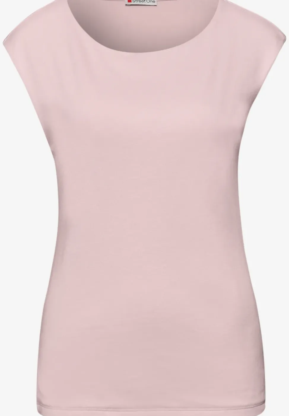 Basic Shirt mit U-Boot-Ausschnitt